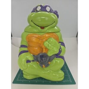1990 Mirage Teenage Mutant Ninja Turtles TMNT Donatello Vtg Cookie Jar No Box